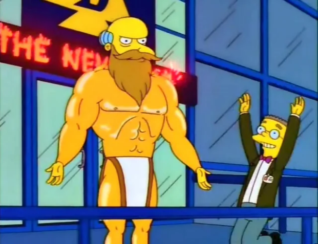 Mr. Burns as God
