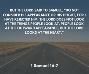 1 Samuel 16:7